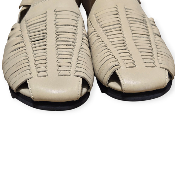 Lauren Manoogian Beige Cream Mesa Woven Sandals EU 41 US 10.5 to 11 - Picture 5 of 9